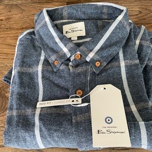 Ben Sherman long sleeve flannel nwt